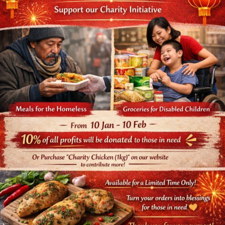 Any flavours of 1kg Charity Chicken